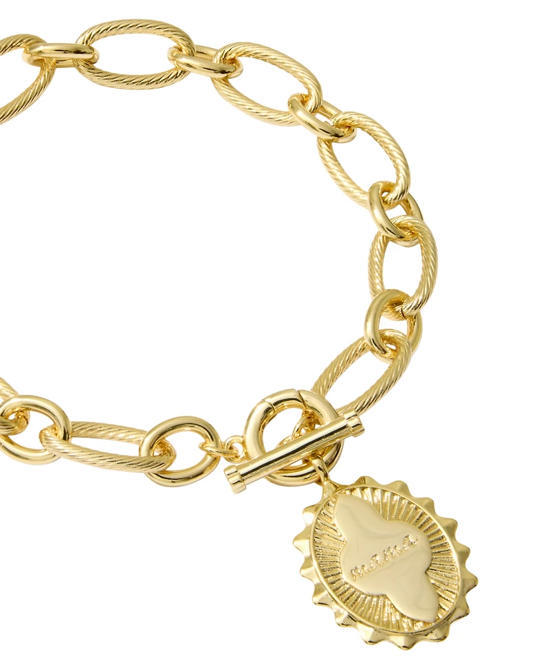 Kendra Scott Mama 14k Gold-Plated Link and Chain Bracelet