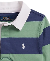 Polo Ralph Lauren Boys' 2T-7 The Iconic Rugby Long-Sleeve Shirt