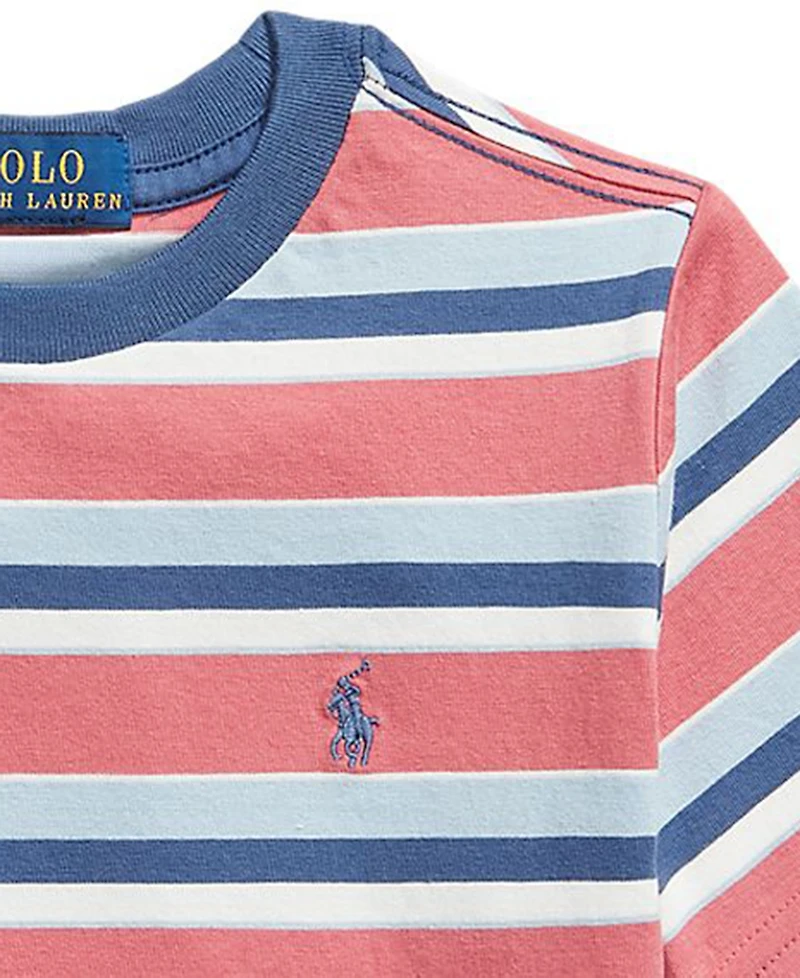 Polo Ralph Lauren Boys' 2T-7 Striped Crewneck T-Shirt