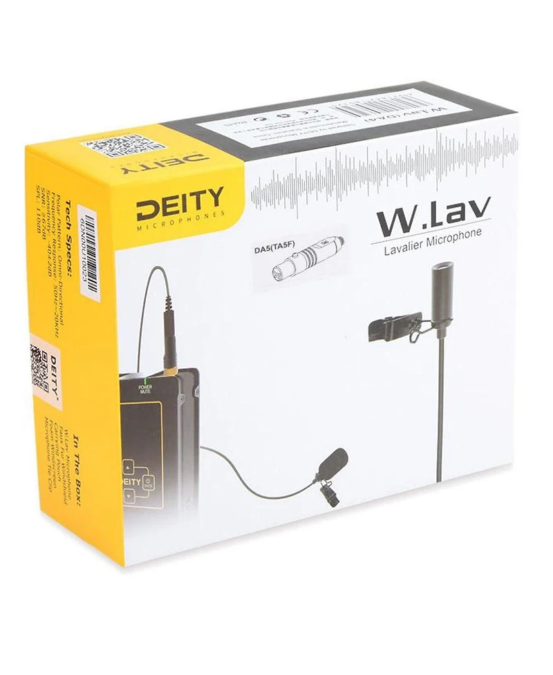 Deity Microphones W.Lav DA5 Bundle, Includes W.Lav Microphone with DA5 Microdot Adapter for Lectrosonics Transmitter