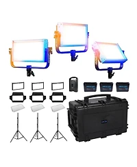 Dracast Plus Series Led500 30W Bi-Color LED 3-Light Location Kit
