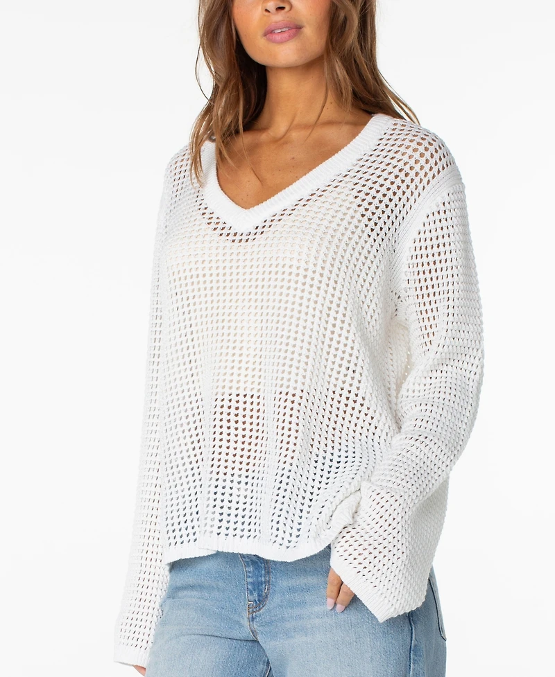 Roxy Women's Summer Nights V-Neck Tunic Top