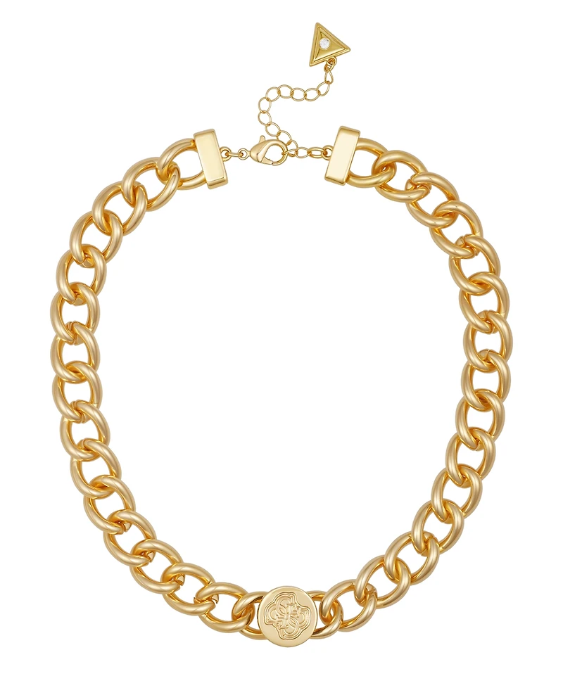 Guess Gold-Tone G Pendant Necklace