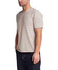 Weatherproof Vintage Men's Dobby Striped Crewneck Shirt