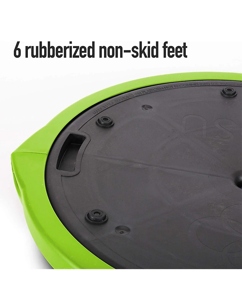 Bosu 72-10850 Home Gym Equipment The Original Balance Trainer 65 cm Diameter, Pink and Lime Green