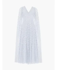 Needle & Thread Women's Clover Cape Sleeve Ankle Gown