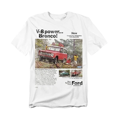 Mustang Men's Ford Bronco Advert T-Shirt