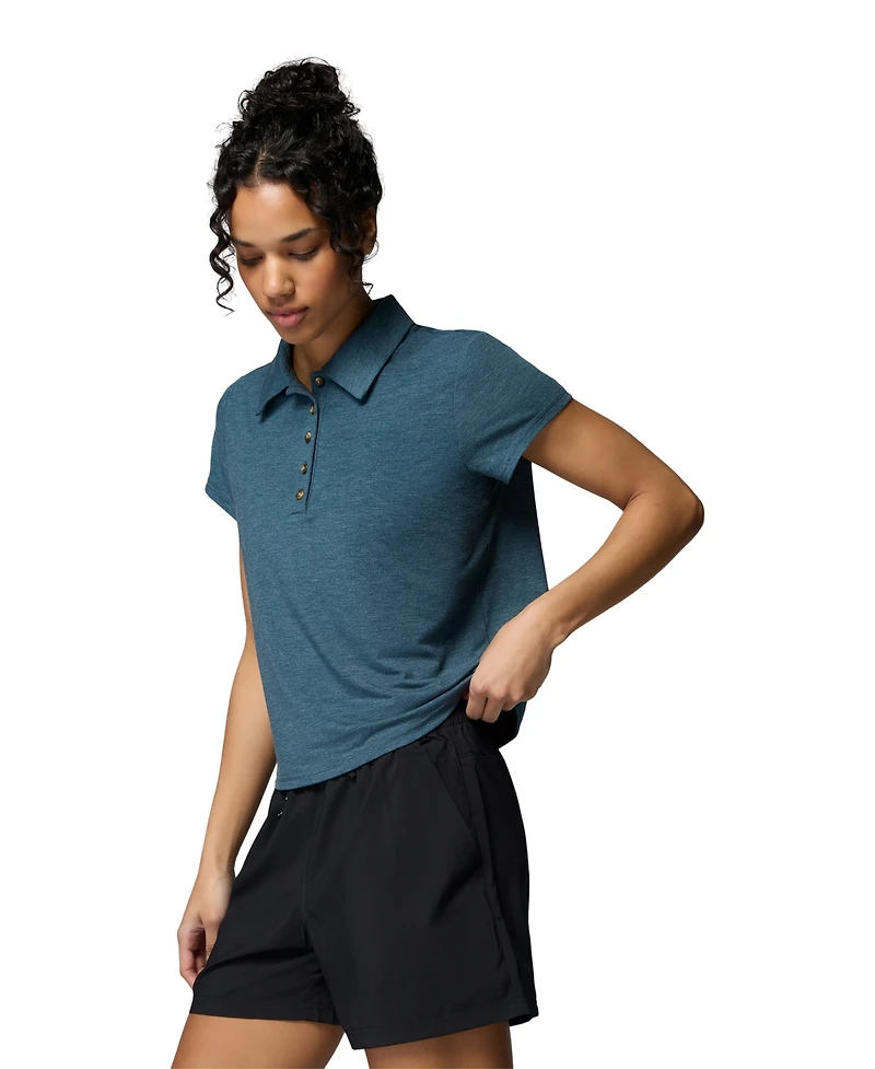 Columbia Women's Csc Soft Stretch Short-Sleeve Polo T-Shirt