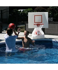 Good Ideas 15 Inch Pool Shot Rock the House Pool Freestanding Basketball Hoop