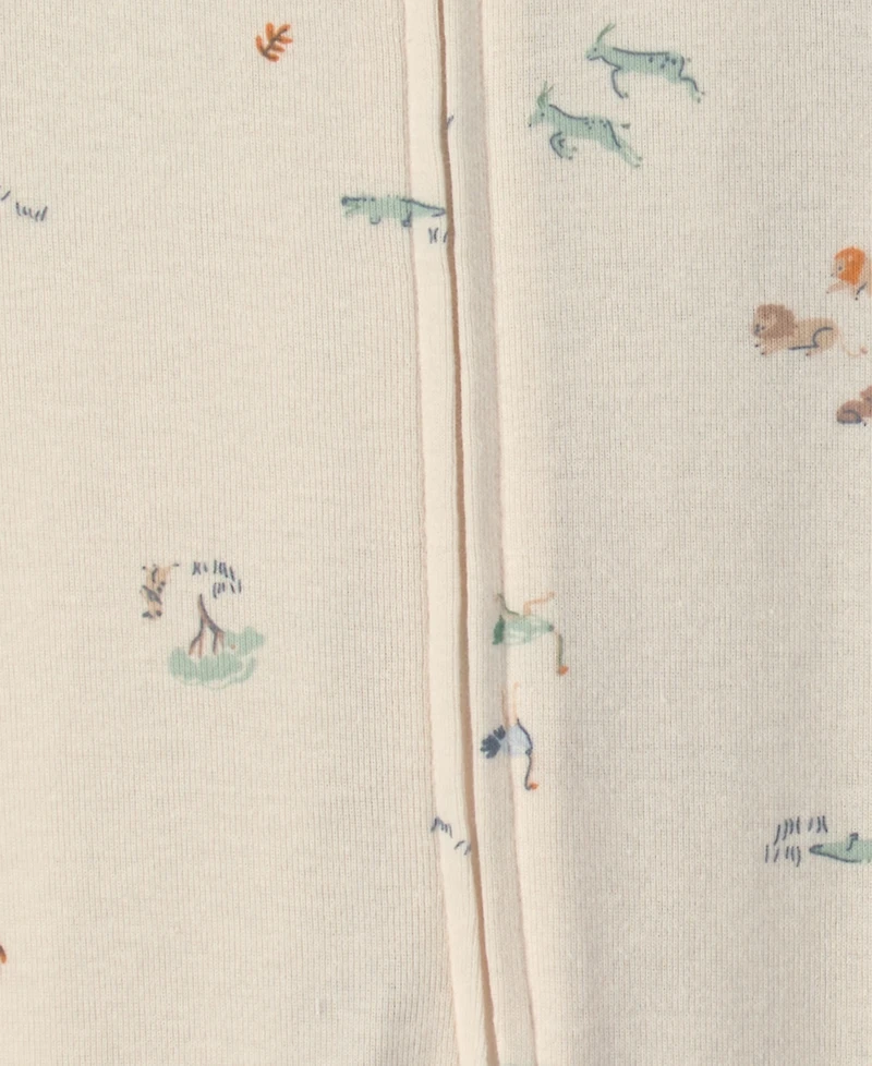 Carter's Baby Boys' Safari Snug Fit Sleep & Play