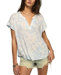 Lucky Brand Women's Sandwash Short-Sleeve Top