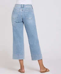 Nydj Petite Teresa Wide-Leg Ankle Jeans with Lift Tuck Technology