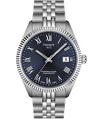 Tissot Men's Ballade Power Silver Stainless Steel Bracelet Watch