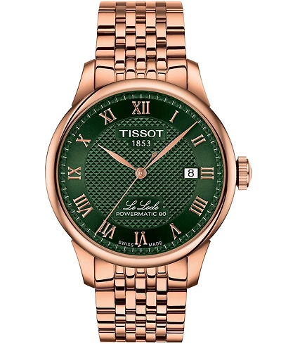 Tissot Men's Powermatic Pvd Coated Stainless Steel Watch, 39.30mm