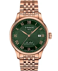 Tissot Men's Powermatic Pvd Coated Stainless Steel Watch, 39.30mm