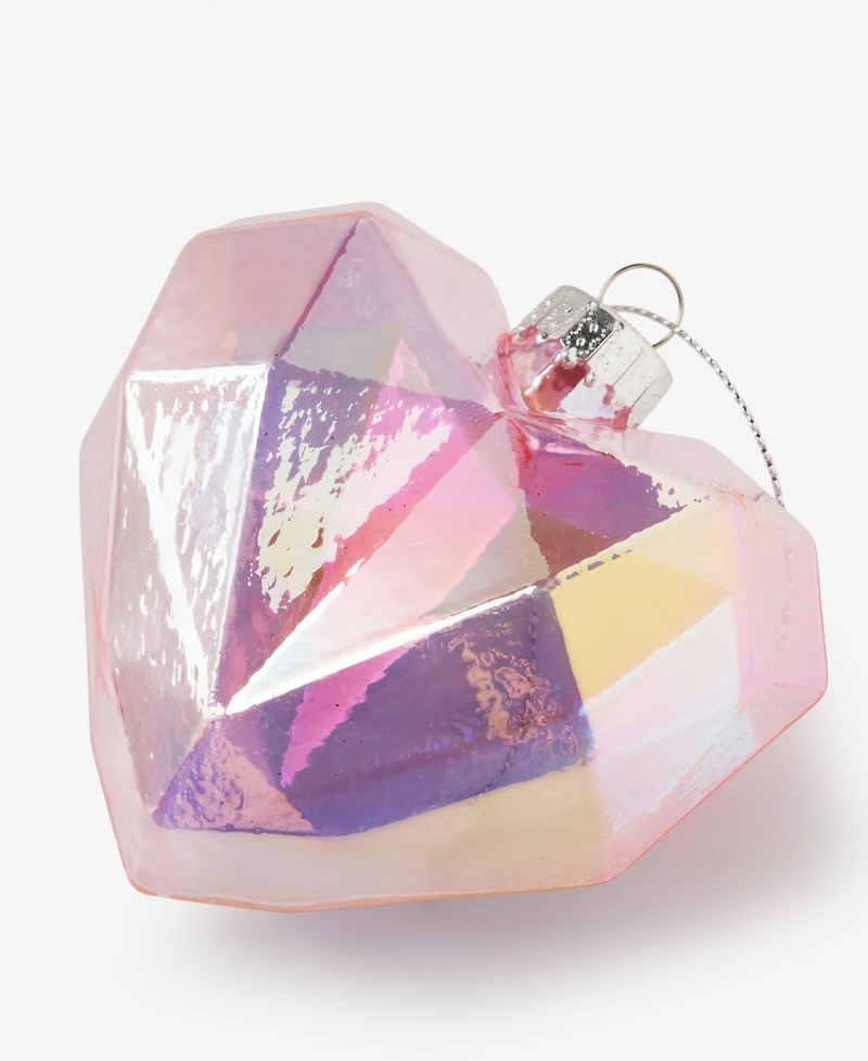 Holiday Lane Beauty Boom Diamond Hearts Ornament, Macy's Exclusive