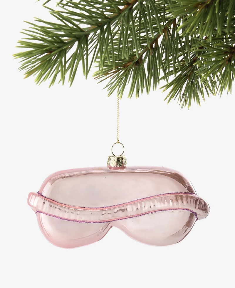 Holiday Lane Beauty Boom Glass Sleep Mask Ornament, Macy's Exclusive
