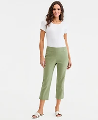 Jm Collection Women's Pull-On Capri Tummy-Control Pants, Exclusively at Macy's