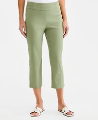 Jm Collection Women's Pull-On Capri Tummy-Control Pants, Exclusively at Macy's