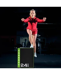 BalanceFrom Jumping Plyo Exercise Box 3 in 1 Home Gym Workout 10 Lbs, Multicolor