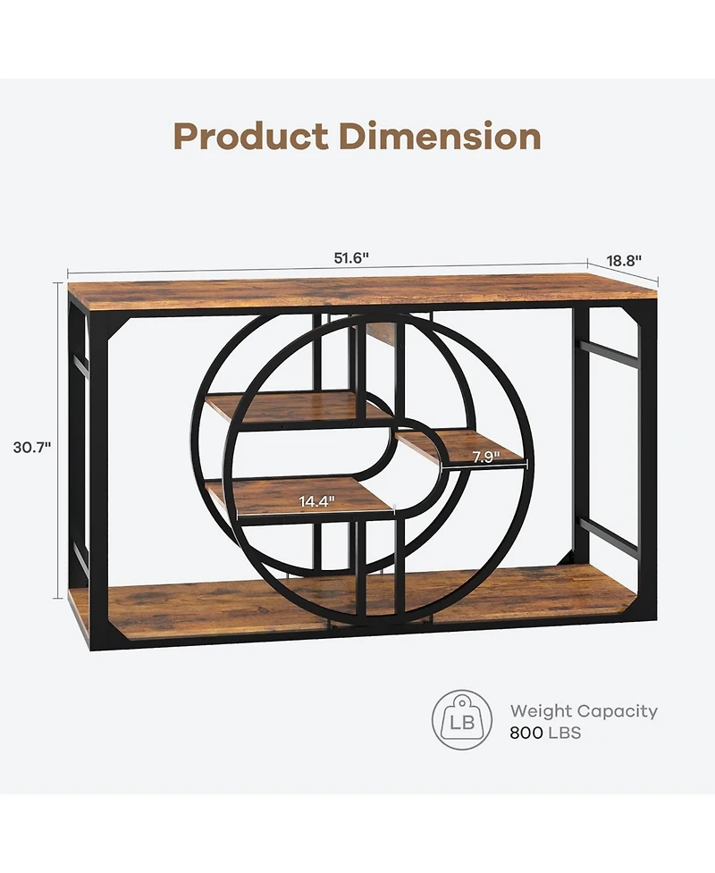 gaomon 55-75 Gallon Aquarium Stand, Metal Aquarium Stand with Power Outlets, Cabinet for Fish Tank Accessories Storage