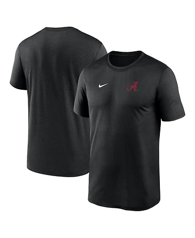 Nike Men's Black Alabama Crimson Tide 2025 Sideline Small Logo Legend Dri-fit T-Shirt