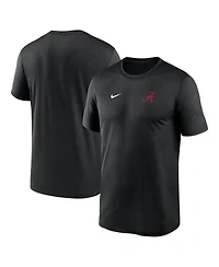 Nike Men's Black Alabama Crimson Tide 2025 Sideline Small Logo Legend Dri-fit T-Shirt