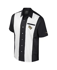 Colosseum Men's Black Ucf Knights Strike Bowling Button-Up Shirt
