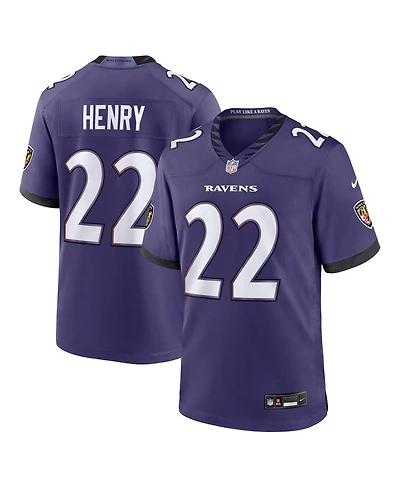 Nike Men's Derrick Henry Purple Baltimore Ravens Team Game Jersey