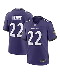 Nike Men's Derrick Henry Purple Baltimore Ravens Team Game Jersey