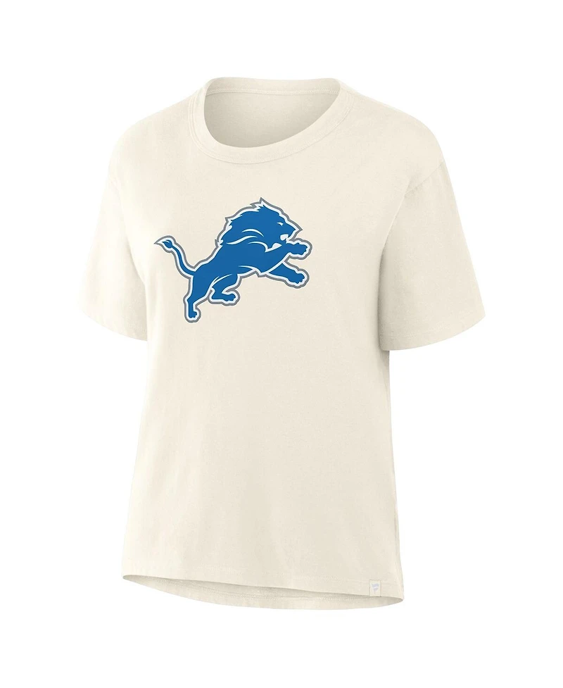 Fanatics Women's Cream Detroit Lions Dove Legacy T-Shirt