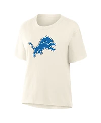 Fanatics Women's Cream Detroit Lions Dove Legacy T-Shirt
