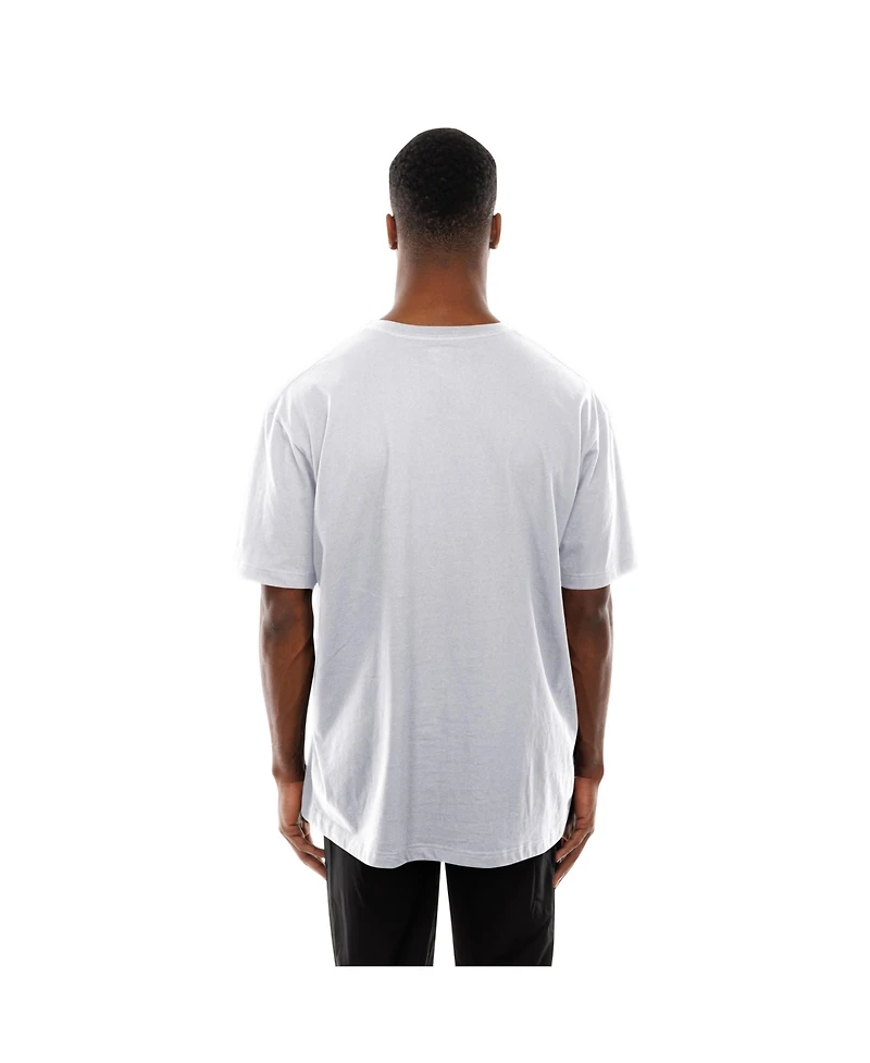 New Era Men's White York Knicks Injection Sport Classics T-Shirt