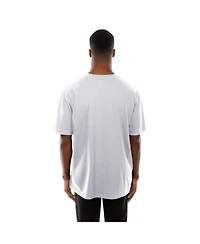 New Era Men's White York Knicks Injection Sport Classics T-Shirt