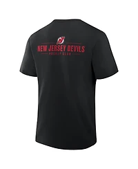 Fanatics Men's Black New Jersey Devils Crash The Net Legacy T-Shirt