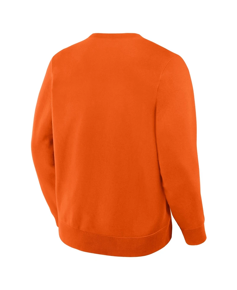 Fanatics Men's Orange Philadelphia Flyers Stickler Sweatshirt