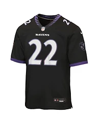 Nike Big Boys and Girls Derrick Henry Black Baltimore Ravens Alternate Game Jersey