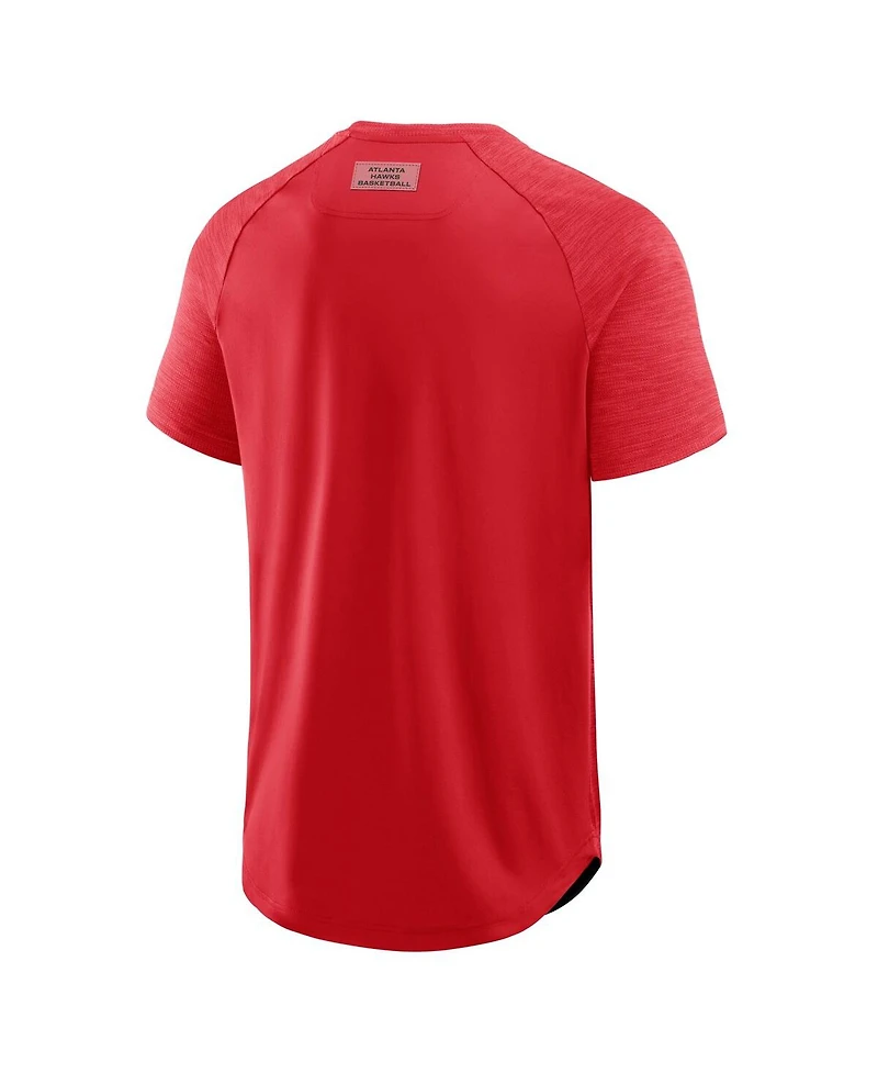Fanatics Men's Red Atlanta Hawks Inbound Pass Play Practice T-Shirt