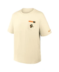 Nike Men's Cream Baltimore Orioles City Connect Max90 Pocket T-Shirt