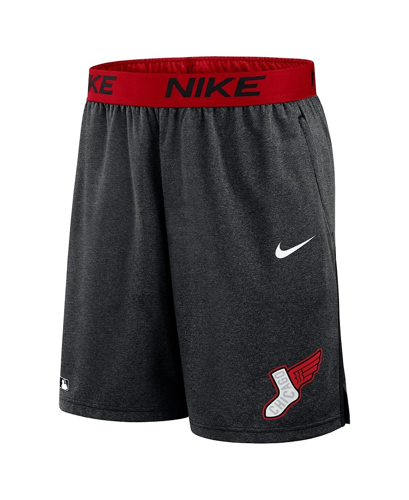 Nike Men's Black Chicago White Sox Authentic Collection City Connect Dri-fit Knit Shorts