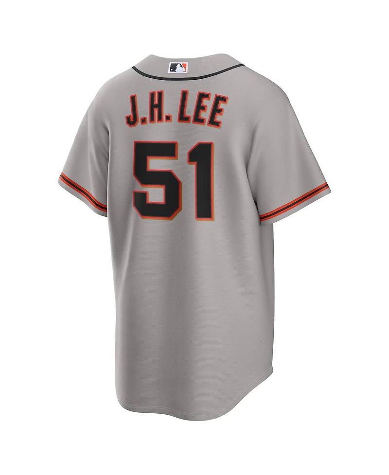 Nike Men's Jung Hoo Lee Gray San Francisco Giants Road Replica Jersey