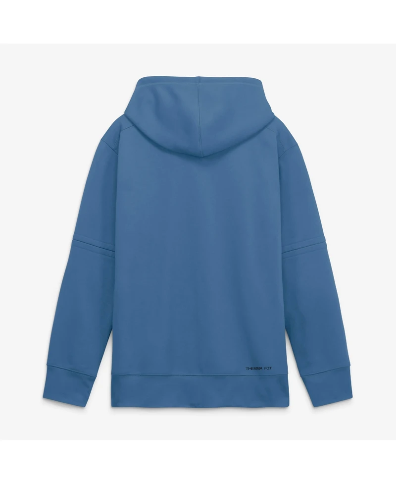 Nike Men's Blue Washington Nationals Authentic Collection City Connect Therma-fit Hoodie