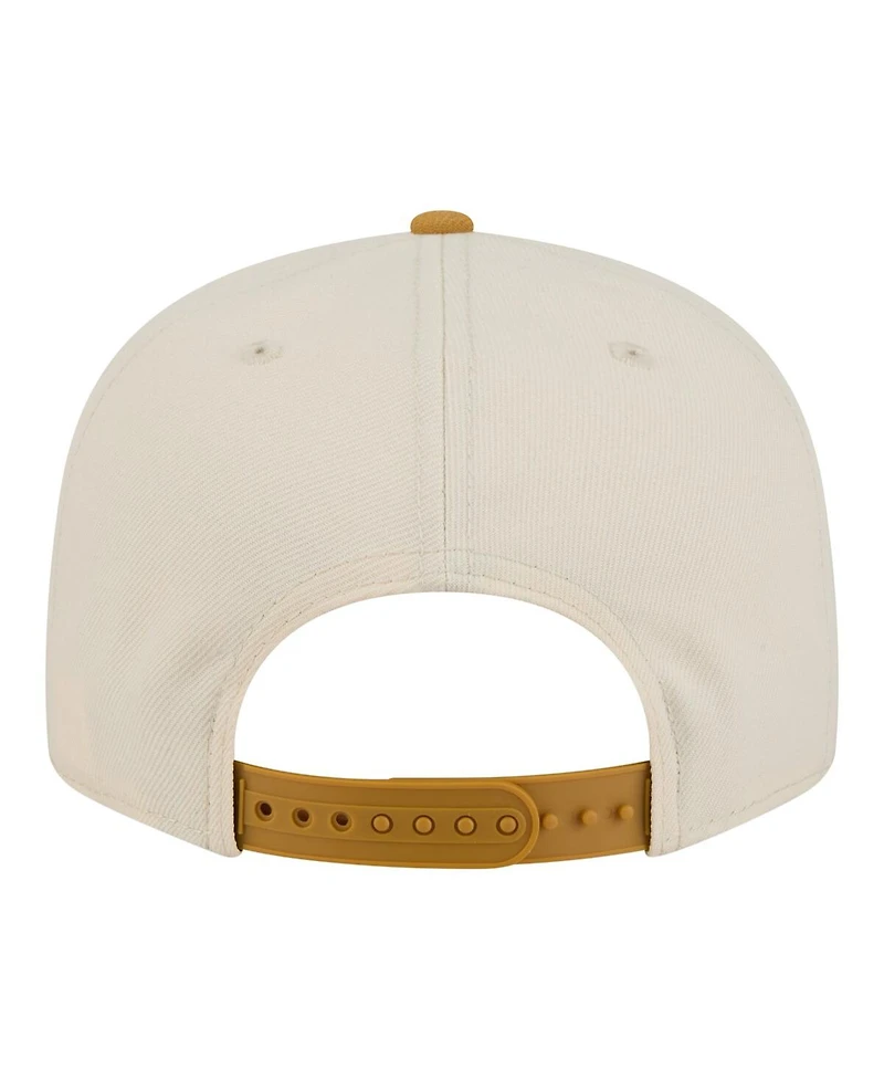 New Era Men's Light Beige/Khaki Los Angeles Dodgers 2-Tone Color Pack 9FIFTY Snapback Hat