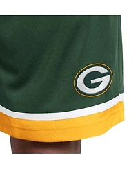 Starter Men's Green Green Bay Packers Power Play Mesh Shorts