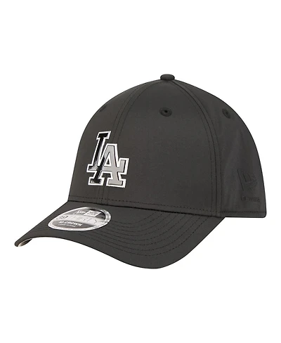 New Era Men's Black Los Angeles Dodgers Metallic 39THIRTY M-Crown Flex Hat