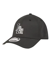 New Era Men's Black Los Angeles Dodgers Metallic 39THIRTY M-Crown Flex Hat