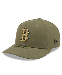 New Era Men's Olive Boston Red Sox 2026 Armed Forces Day Low Profile 59FIFTY Fitted Hat