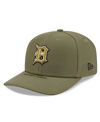 New Era Men's Olive Detroit Tigers 2026 Armed Forces Day 9SEVENTY Adjustable Hat