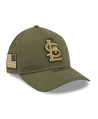 New Era Men's Olive St. Louis Cardinals 2026 Armed Forces Day 9TWENTY Adjustable Hat