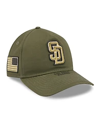 New Era Men's Olive San Diego Padres 2026 Armed Forces Day 9TWENTY Adjustable Hat